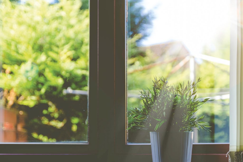 En fönsterbyte som utförts