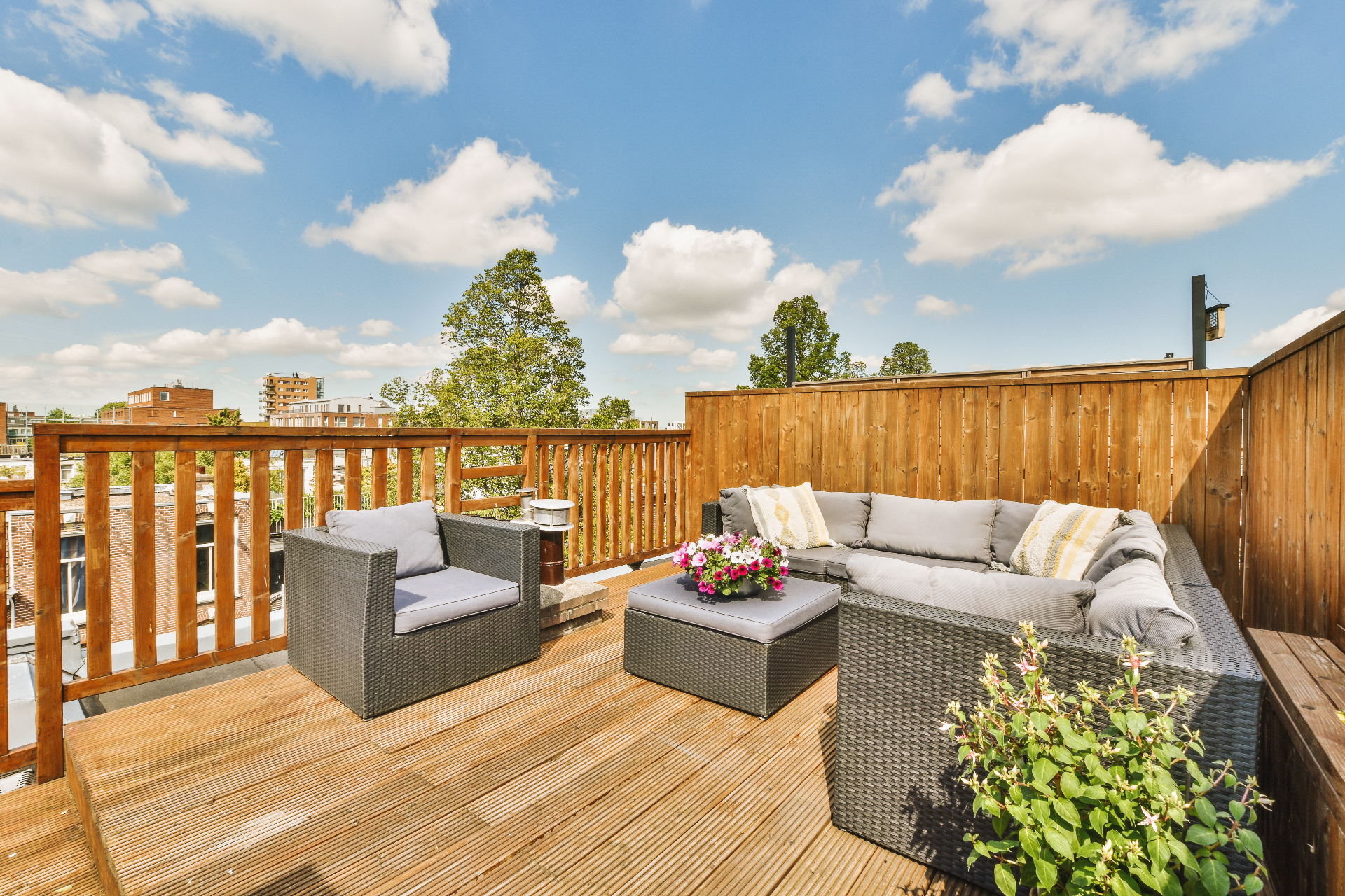 En trevlig terass i eskilstuna.